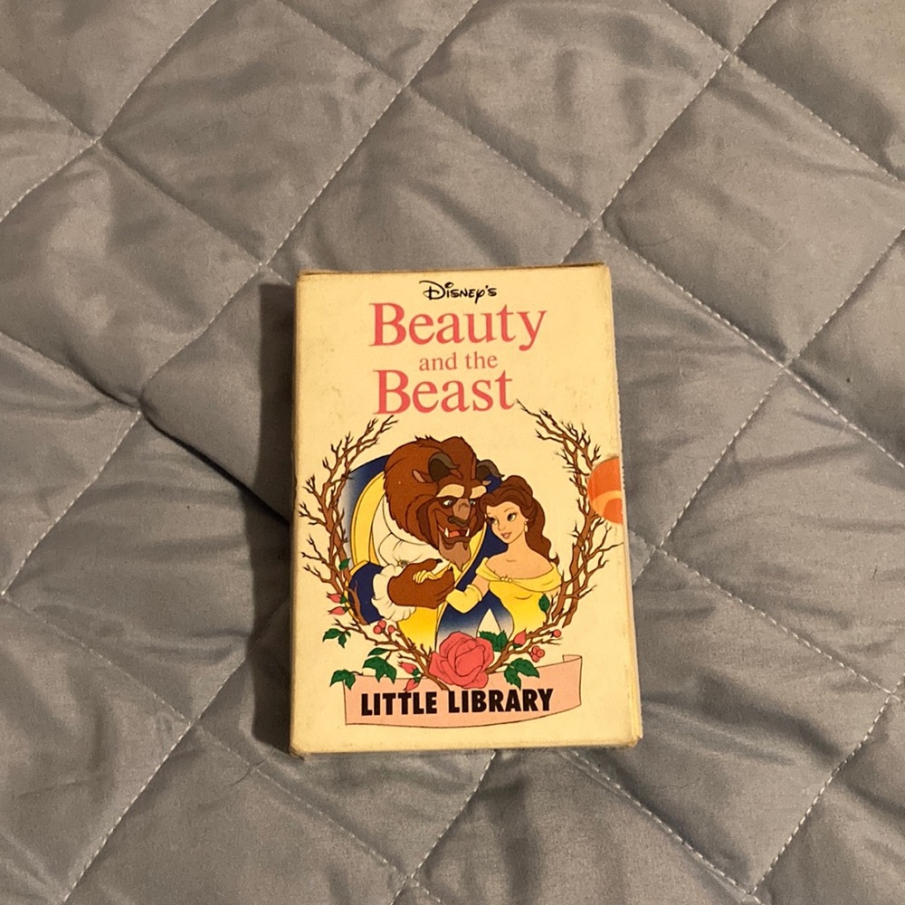 3/$18 Set of 4 Board Books Aladdin Beauty & Beast in case